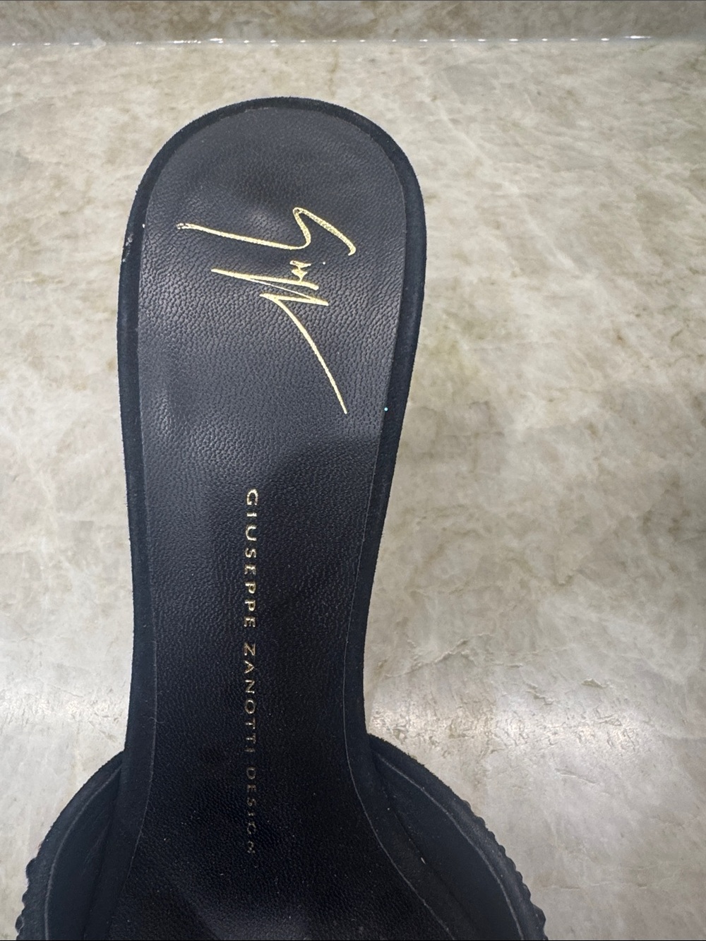 Giuseppe Zanotti Black Beaded Multicolor Crystal Mules - Picture 2 of 9